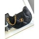 Perfette Qualità Repliche Borsa hobo in pelle di agnello 19 nera AS4638 Imitazione
