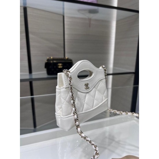 Replica perfetta Pochette con catena AP3875 bianca Imitazione Outlet Online