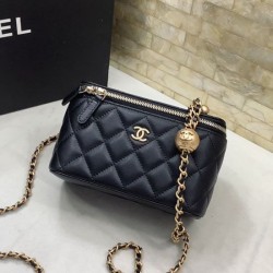 Migliore Repliche Pochette con catena Nera AP2303 Economiche Outlet Online