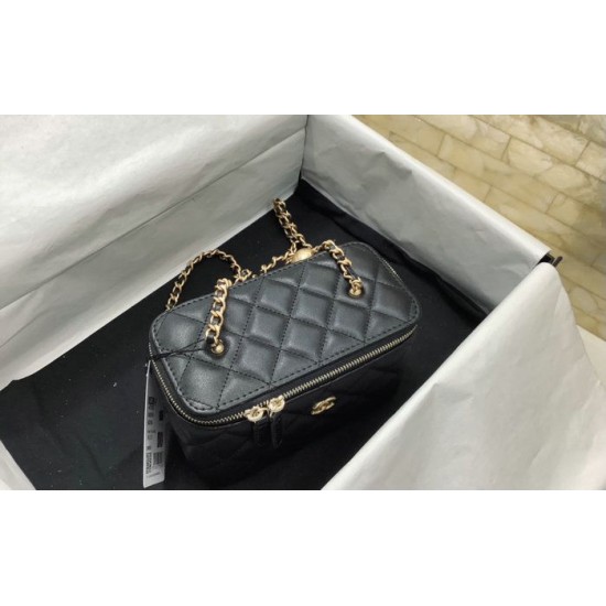 Migliore Repliche Pochette con catena Nera AP2303 Economiche Outlet Online