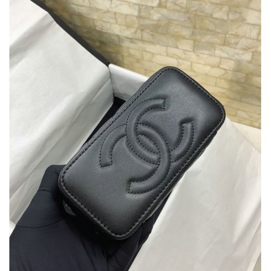 Migliore Repliche Pochette con catena Nera AP2303 Economiche Outlet Online