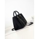 Replica perfetta Deauville Small Shopping Tote Bag AS3257 Nero Imitazione Outlet Online