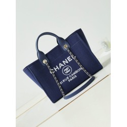 Borsa Deauville piccola shopping tote AS3257 Blu Replica originale di alta qualità Perfette Qualità Repliche Borsa Deauville piccola shopping tote AS3257 Blu Imitazione