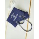 Perfette Qualità Repliche Borsa Deauville piccola shopping tote AS3257 Blu Imitazione
