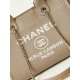 Replica perfetta Borsa Deauville piccola shopping tote AS3257 Grigio Imitazione Outlet Online