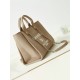 Replica perfetta Borsa Deauville piccola shopping tote AS3257 Grigio Imitazione Outlet Online