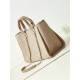 Replica perfetta Borsa Deauville piccola shopping tote AS3257 Grigio Imitazione Outlet Online