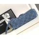 Replica perfetta Borsa con patta in denim AS2240 Imitazione Outlet Online