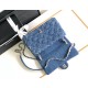 Replica perfetta Borsa con patta in denim AS2240 Imitazione Outlet Online