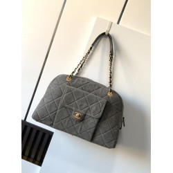 Replica perfetta Borsa da bowling maxi in denim AS4812 Imitazione Outlet Online