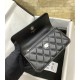 Migliore Repliche Porta cellulare con patta e catena nera AP3575 Economiche Outlet Online