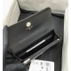 Migliore Repliche Porta cellulare con patta e catena nera AP3575 Economiche Outlet Online