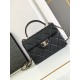 Replica perfetta Borsa a tracolla in pelle di vitello granata nera AS47111 Imitazione Outlet Online