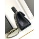 Replica perfetta Borsa a tracolla in pelle di vitello granata nera AS47111 Imitazione Outlet Online
