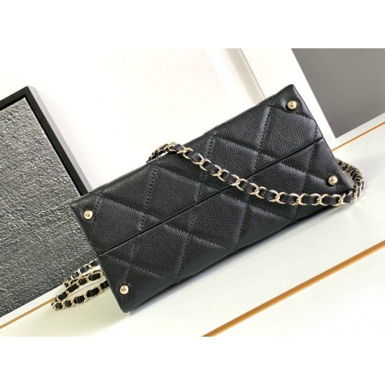 Replica perfetta Borsa a tracolla in pelle di vitello granata nera AS47111 Imitazione Outlet Online