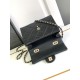 Replica perfetta Borsa a tracolla in pelle di vitello granata nera AS47111 Imitazione Outlet Online