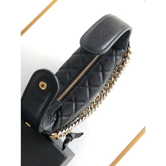 Perfette Qualità Repliche Borsa in pelle di vitello granata Nero AP3943 Imitazione