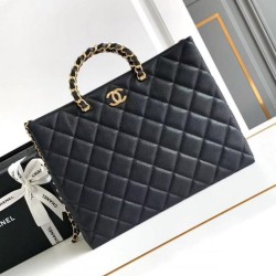 Migliore Repliche Borsa in pelle di vitello martellata nera AS4846 Economiche Outlet Online