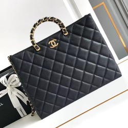 Migliore Repliche Borsa in pelle di vitello martellata nera AS4846 Economiche Outlet Online