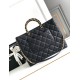 Migliore Repliche Borsa in pelle di vitello martellata nera AS4846 Economiche Outlet Online