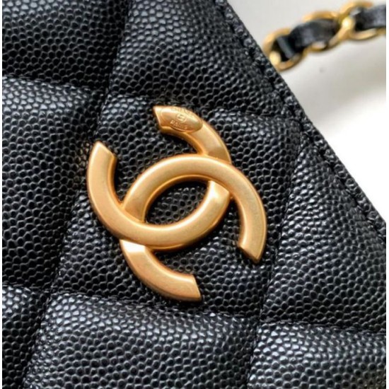 Migliore Repliche Borsa in pelle di vitello martellata nera AS4846 Economiche Outlet Online