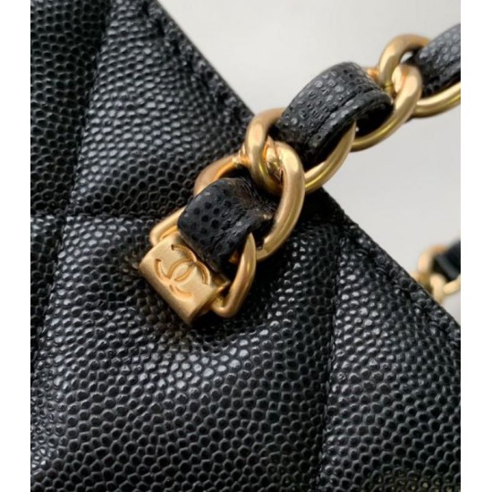 Migliore Repliche Borsa in pelle di vitello martellata nera AS4846 Economiche Outlet Online
