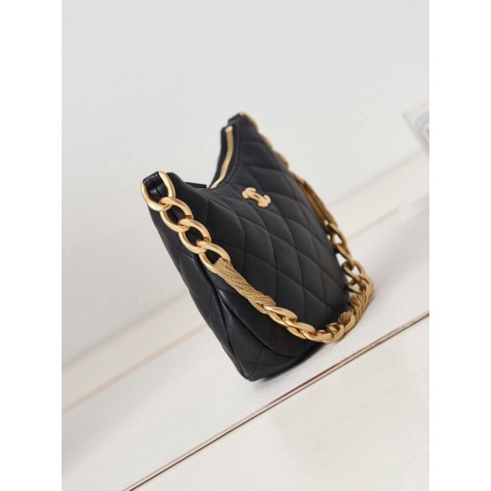 Miglior Falso Borsa hobo nera AS4220 Economiche Premium