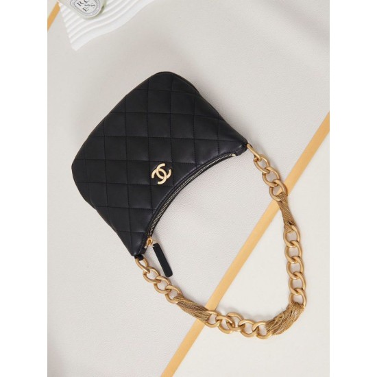 Miglior Falso Borsa hobo nera AS4220 Economiche Premium