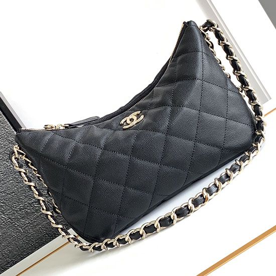 Migliore Repliche Borsa Hobo Nero AS4293 Economiche Outlet Online