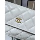 Replica perfetta Portafoglio con catena in pelle di agnello AP3071 Bianco Imitazione Outlet Online