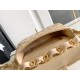 Replica perfetta Borsa con patta in pelle di agnello AS2409 Beige Imitazione Outlet Online