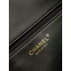 Migliore Repliche Borsa a tracolla con patta in pelle di agnello nera AS3896 Economiche Outlet Online