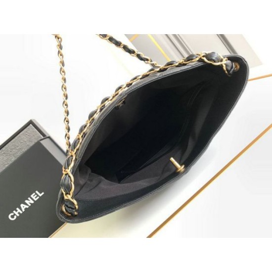 Migliore Repliche Borsa Hobo in pelle di agnello Nero AS4777 Economiche Outlet Online