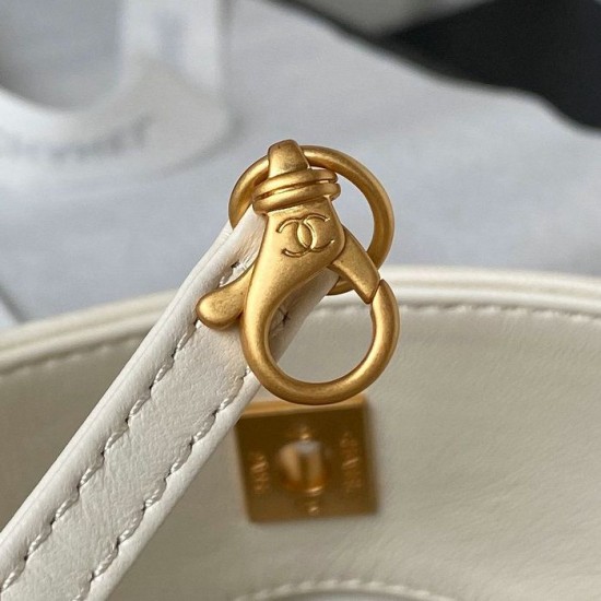 Migliore Repliche Borsa in pelle di agnello Bianco AS4754 Economiche Outlet Online