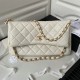 Miglior Falso Borsa Hobo in pelle di agnello Bianco AS4777 Economiche Premium