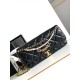 Migliore Repliche Borsa a tracolla in pelle di agnello AS2713 Nera Economiche Outlet Online