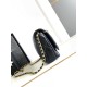 Migliore Repliche Borsa a tracolla in pelle di agnello AS2713 Nera Economiche Outlet Online