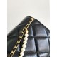 Migliore Repliche Borsa a tracolla in pelle di agnello AS2713 Nera Economiche Outlet Online