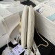 Replica perfetta Borsa a tracolla piccola in pelle di agnello bianca AS4609 Imitazione Outlet Online