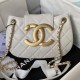 Replica perfetta Borsa a tracolla piccola in pelle di agnello bianca AS4609 Imitazione Outlet Online