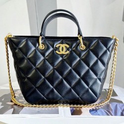 Perfette Qualità Repliche Borsa in pelle di agnello nera AS4188 Imitazione