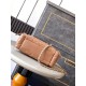 Miglior Falso Beauty Case in pelle di agnello AS5222 Cammello Economiche Premium