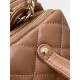 Miglior Falso Beauty Case in pelle di agnello AS5222 Cammello Economiche Premium