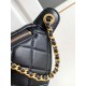Replica perfetta Marsupio in pelle di agnello nero AS4113 Imitazione Outlet Online