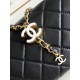 Replica perfetta Marsupio in pelle di agnello nero AS4113 Imitazione Outlet Online