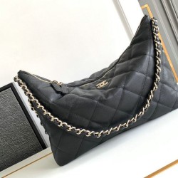 Migliore Repliche Borsa grande Hobo Nero AS4246 Economiche Outlet Online