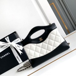 Replica perfetta Mini 31 Clutch Con Catena Bianco AS3656 Imitazione Outlet Online