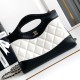 Replica perfetta Mini 31 Clutch Con Catena Bianco AS3656 Imitazione Outlet Online
