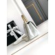 Migliore Repliche Borsa Mini Coco con manico AS2215 Bianca Economiche Outlet Online
