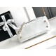 Migliore Repliche Borsa Mini Coco con manico AS2215 Bianca Economiche Outlet Online